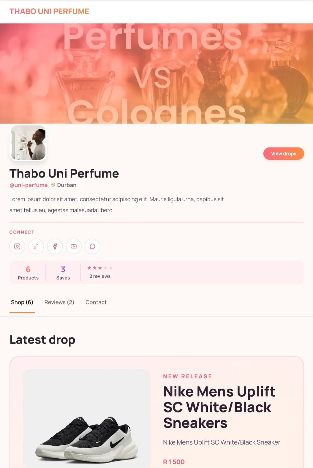 Color Burst storefront theme preview